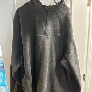 Men’s Gray Columbia Quarter Zip Fleece